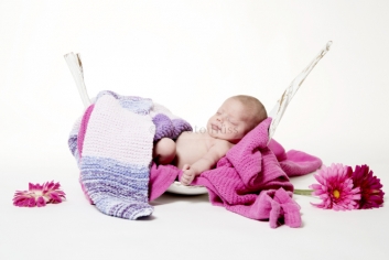 Foto Hüss - Portrait - Baby - Newborn - Süss - Rosa