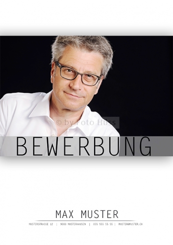 Foto Hüss - Bewerbungscover - Bewerbungsdeckblatt