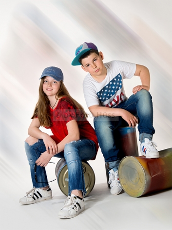 Foto Hüss - Portrait - Geschwister - cool