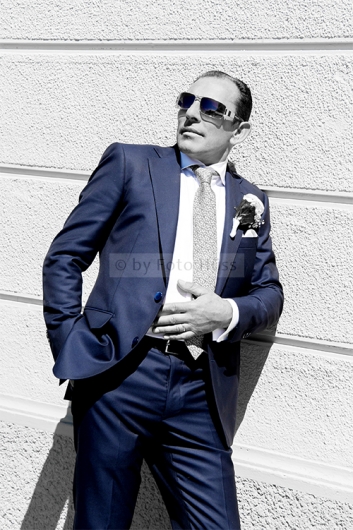 Foto Hüss - Hochzeit - Bräutigam - blau